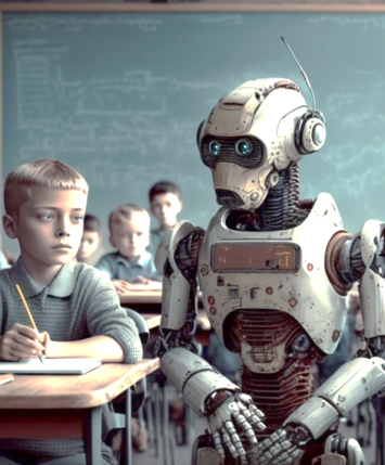 Furistic-image-of-child-sitting-next-to-a-robot-in-a-classroom